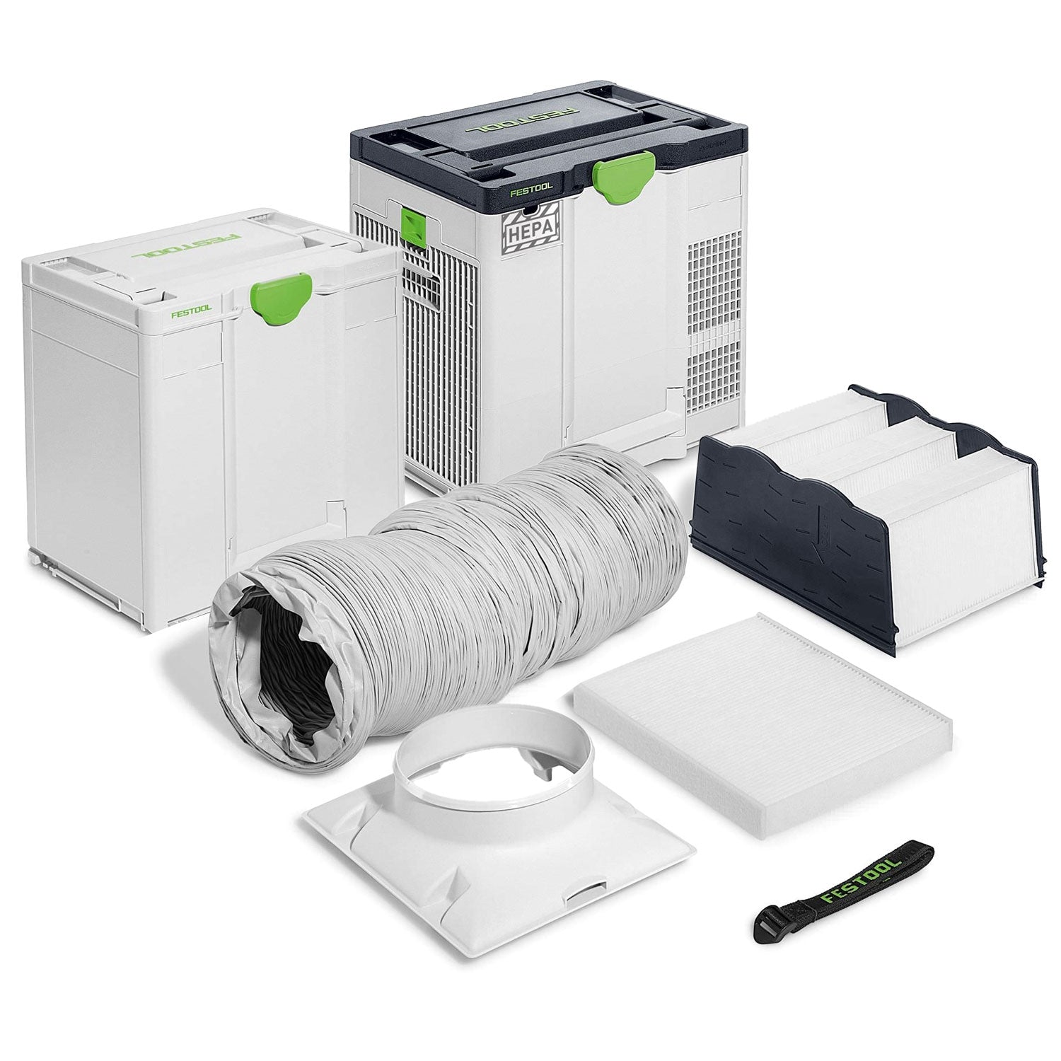 Festool SYS-AIR HEPA Air Filter with LS-SYS-AIR 7-3/4-in. Diameter x 19-1/2-ft. Air Supply Hose