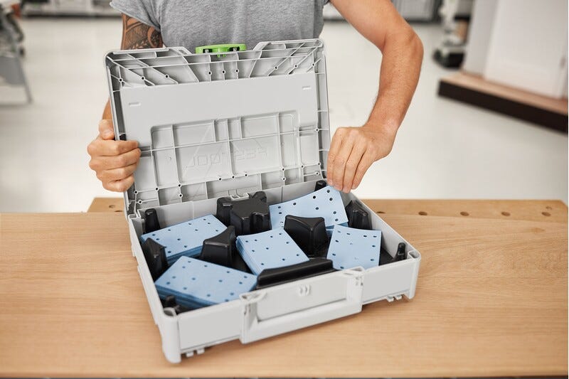 Festool 578194 Granat RTS/RTSC/LS130 80x133 Abrasives 100-Piece Value Set Systainer3