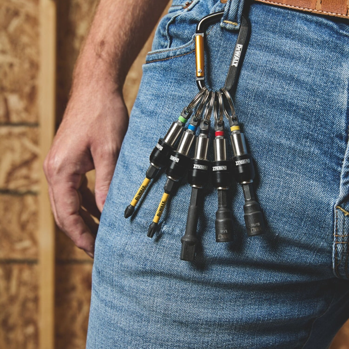 DeWALT DWAFHLDKC5 Keyring Bit Holder Set