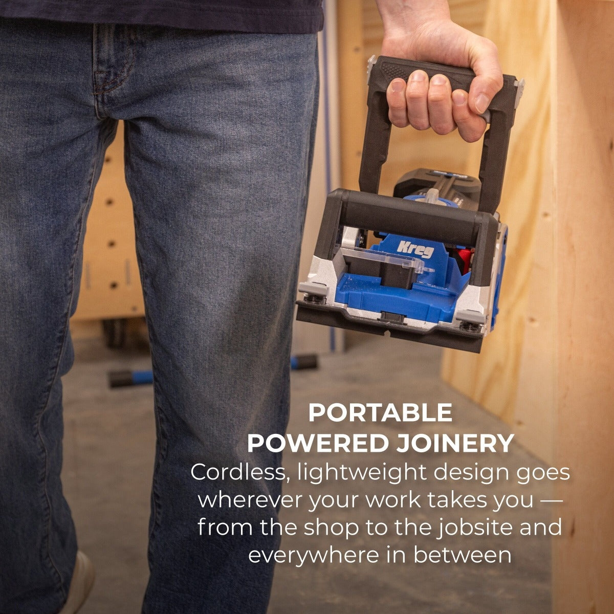 Kreg KPTRB100A Ionic Drive Cordless Rebel Pocket-Hole Joiner, Tool Only